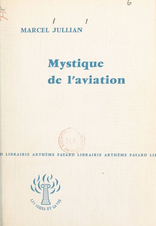 Couverture ebook de Mystique de l'aviation, de Marcel Jullian