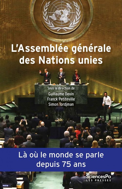 Couverture ebook de L'Assemblée générale des Nations unies, de Devin/Petiteville