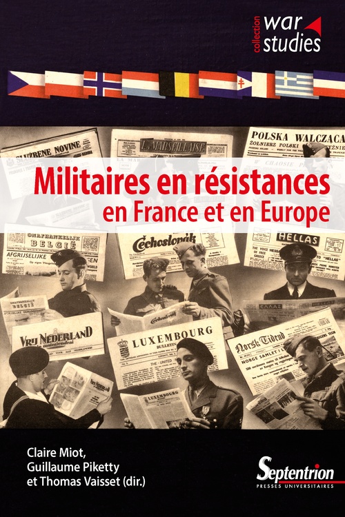 Couverture ebook de Militaires en résistances en France et en Europe, de