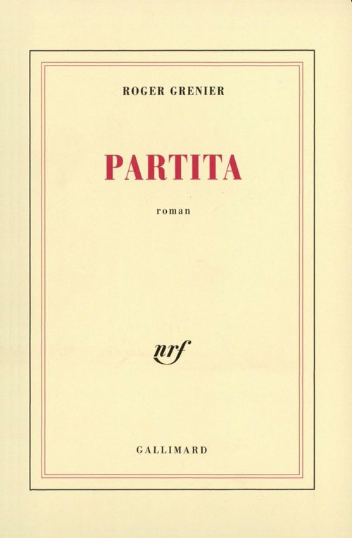 Couverture ebook de Partita, de Roger Grenier