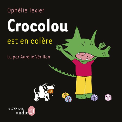 audiobook cover of Crocolou est en colère, by Ophelie Texier