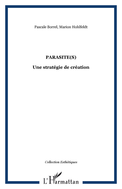 ebook cover of Parasite(s), by Pascale Borrel, Marion Hohlfeldt
