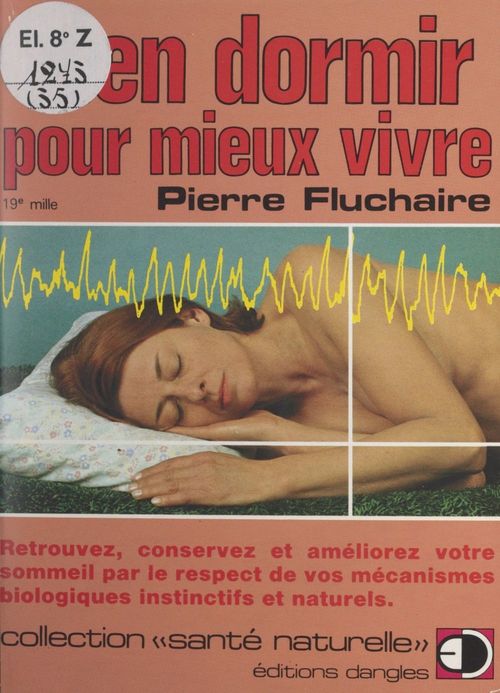 Couverture ebook de Bien dormir pour mieux vivre, de Pierre Fluchaire