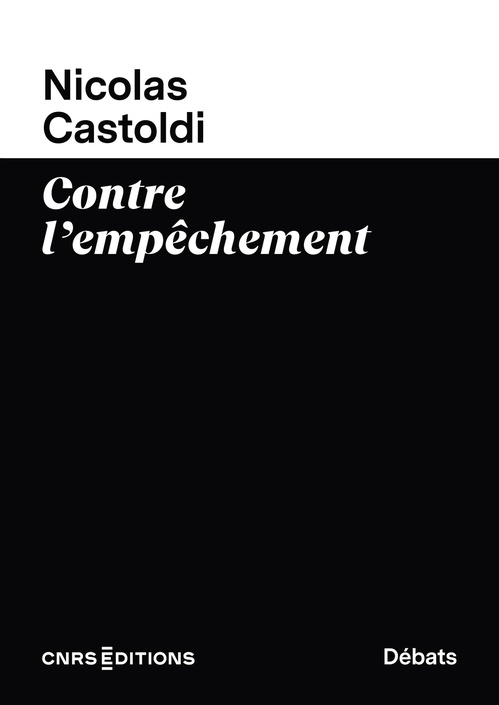 Couverture ebook de Contre l'empêchement, de Nicolas Castoldi