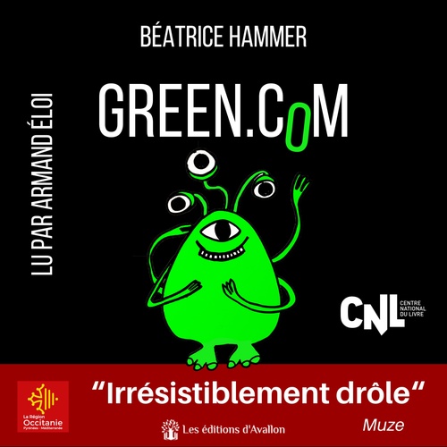 audiobook cover of Green.com, by Béatrice HAMMER