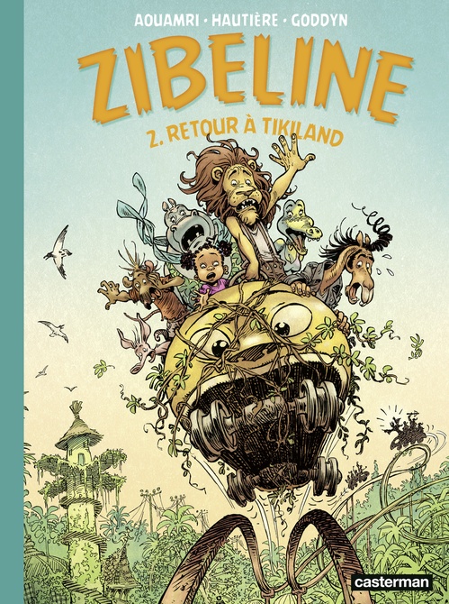 ebook cover of Zibeline (Tome 2) - Retour à Tikiland, by Régis Hautière, Régis Goddyn, Mohamed Aouamri