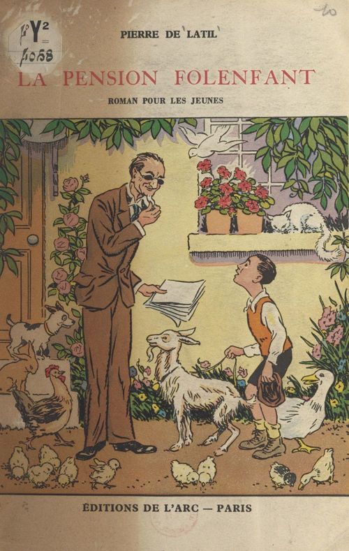 Couverture ebook de La pension Folenfant, de Pierre De Latil