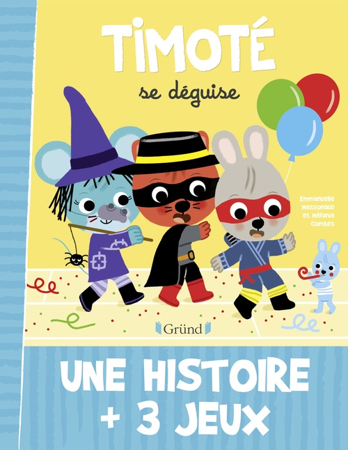 ebook cover of Timoté se déguise, by Emmanuelle Massonaud