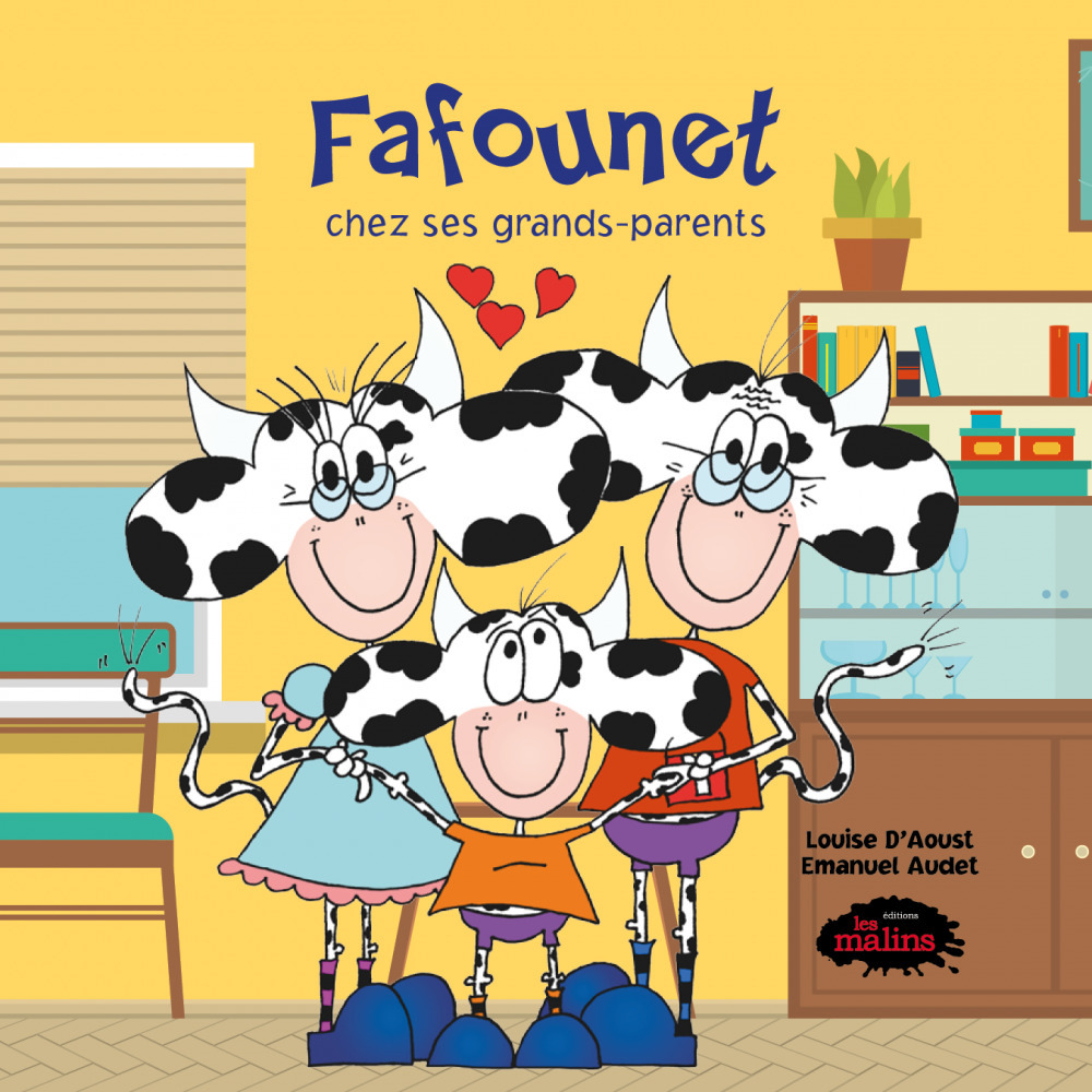 Couverture ebook de Fafounet chez ses grands-parents, de Louise D Aoust