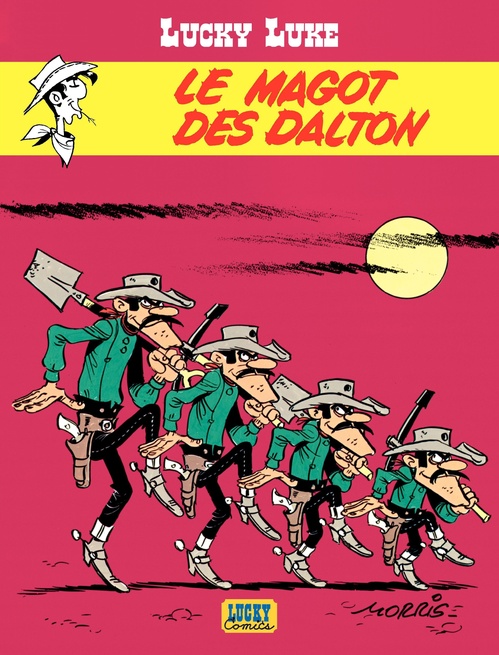 Couverture ebook de Lucky Luke - Tome 16 - Le Magot des Dalton, de René Goscinny, Morris