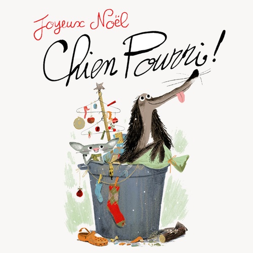 audiobook cover of Joyeux Noël Chien Pourri, by Colas Gutman, Marc Boutavant