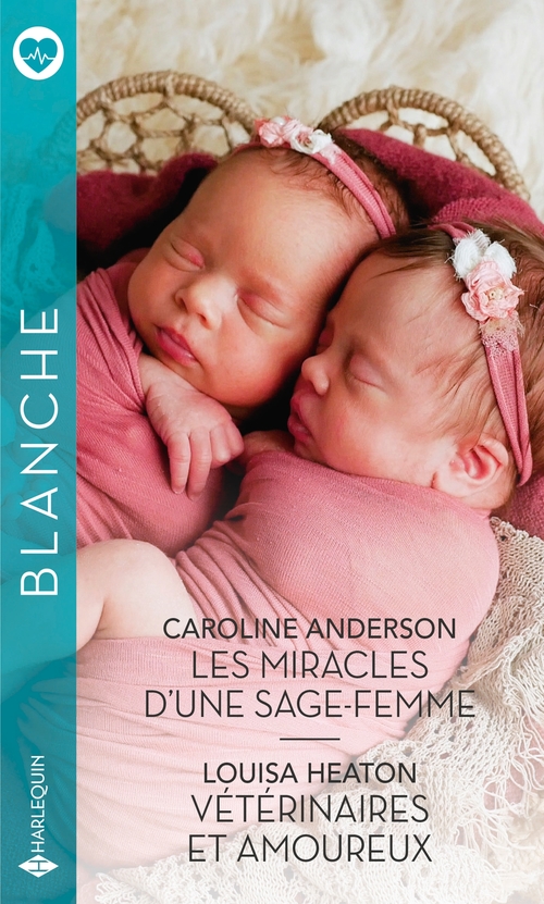 Couverture ebook de Les miracles d'une sage-femme - Vétérinaires et amoureux, de Caroline Anderson, Louisa Heaton