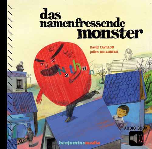 ebook cover of Das namenfressende Monster, by David Cavillon
