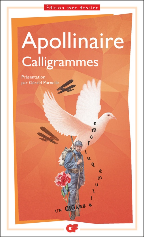ebook cover of Calligrammes, by Guillaume Apollinaire