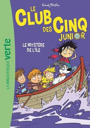 ebook cover of Le Club des Cinq Junior 02 - Le Mystère de l'île, by Enid Blyton