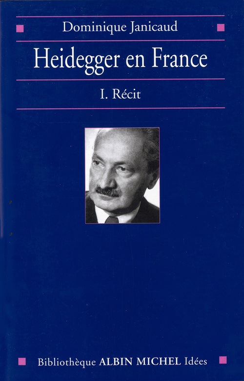 Couverture ebook de Heidegger en France tome 1, de Dominique Janicaud