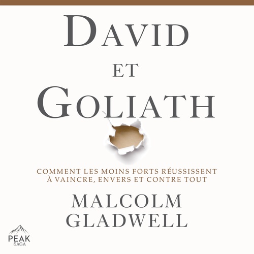 Couverture audiobook de David et Goliath, de Malcolm Gladwell