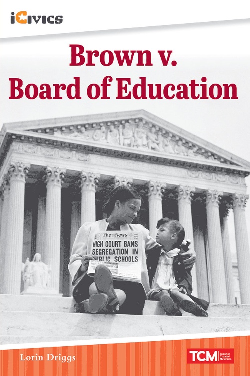 Couverture ebook de Brown v. Board of Education, de Lorin Driggs