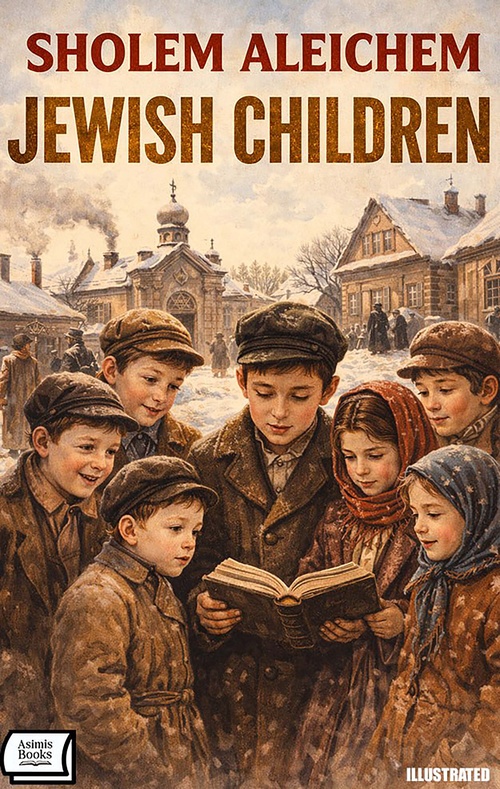 ebook cover of Jewish Children. Illustrated, by Sholem Aleichem