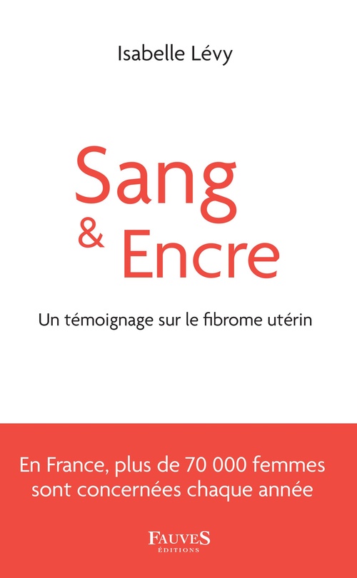 Couverture ebook de Sang & Encre, de Isabelle Lévy