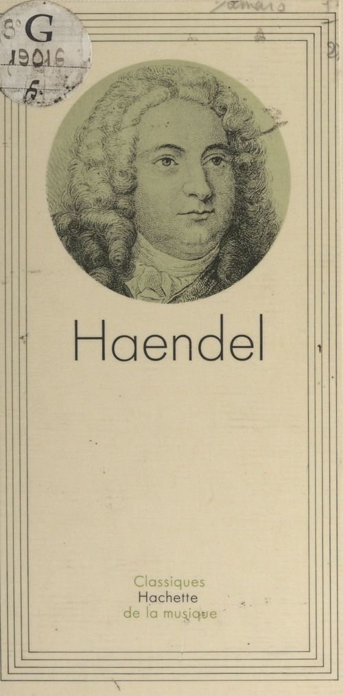 ebook cover of Haendel, by Emile Damais