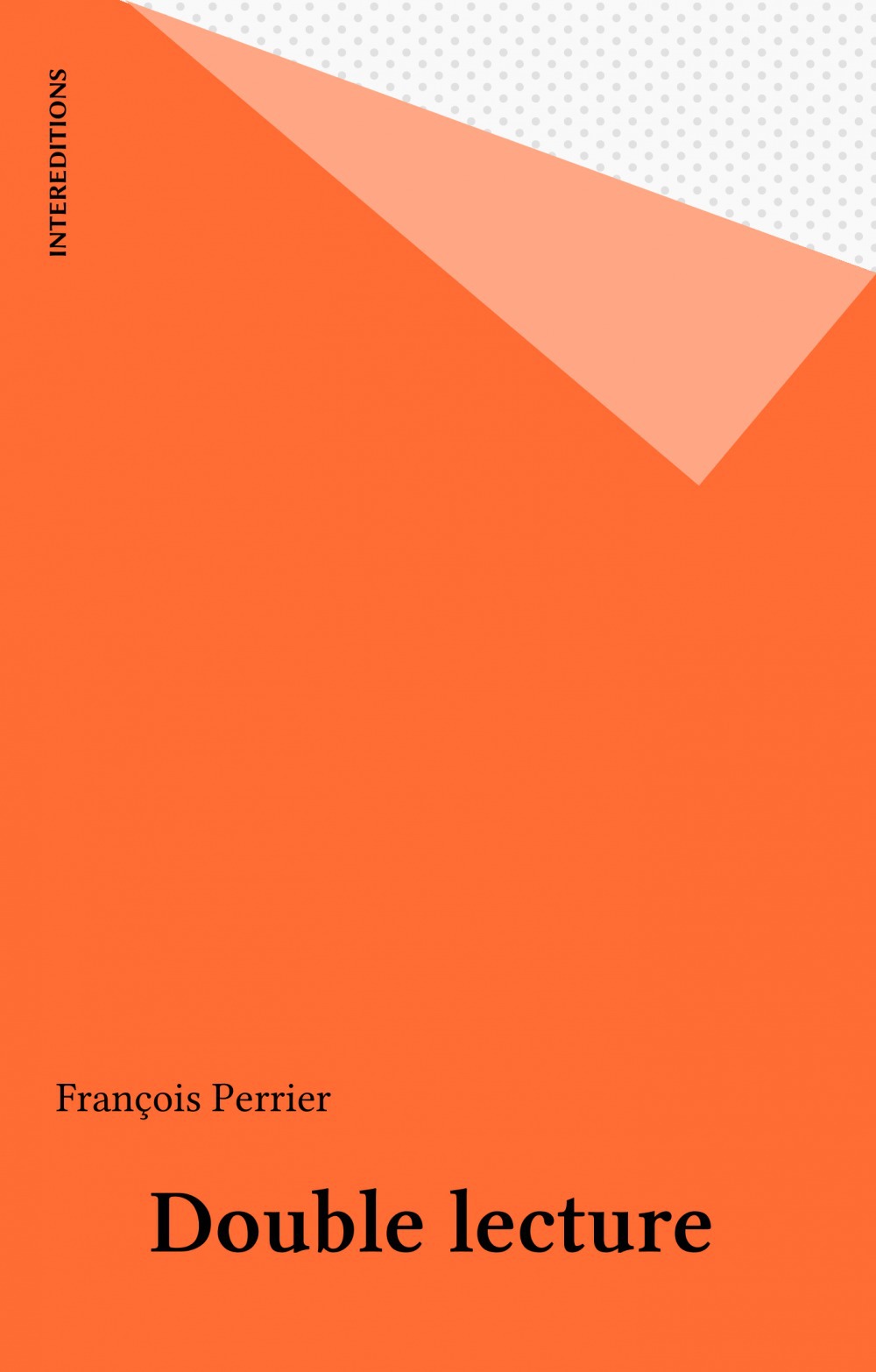 Couverture ebook de Double lecture, de François Perrier