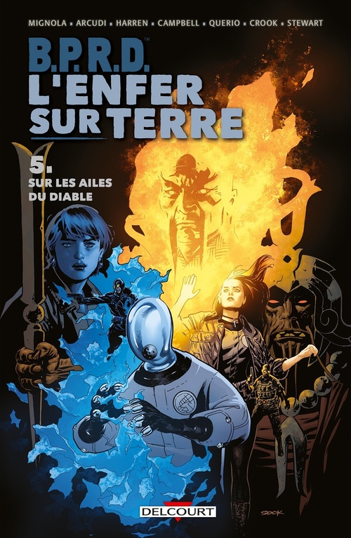 Couverture ebook de BPRD - L'Enfer sur Terre T05 - Sur les ailes du diable, de Mike Mignola