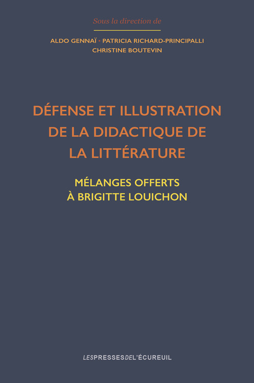 ebook cover of Défense et illustration de la didactique de la littérature, by Collectif