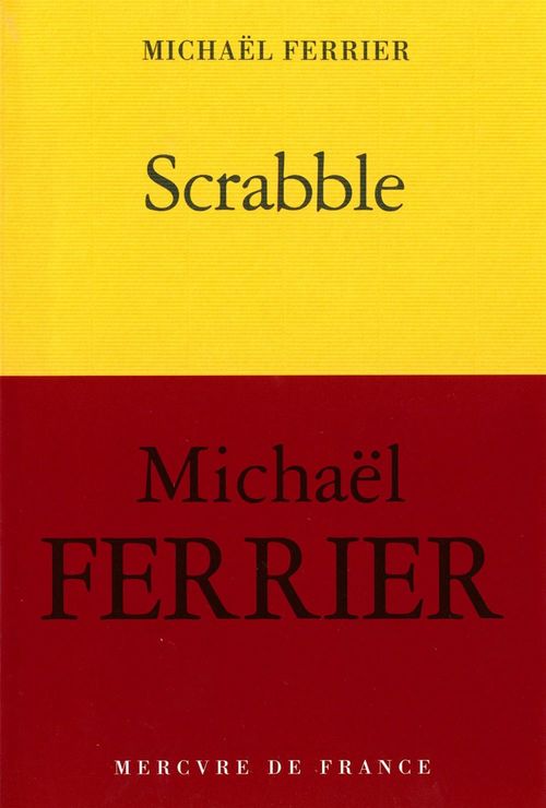 ebook cover of Scrabble, by Michaël Ferrier