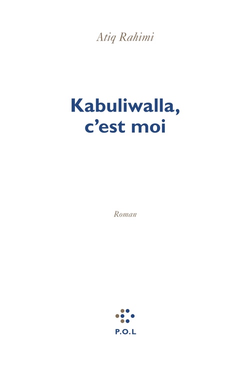 Couverture ebook de Kabuliwalla, c'est moi, de Atiq Rahimi