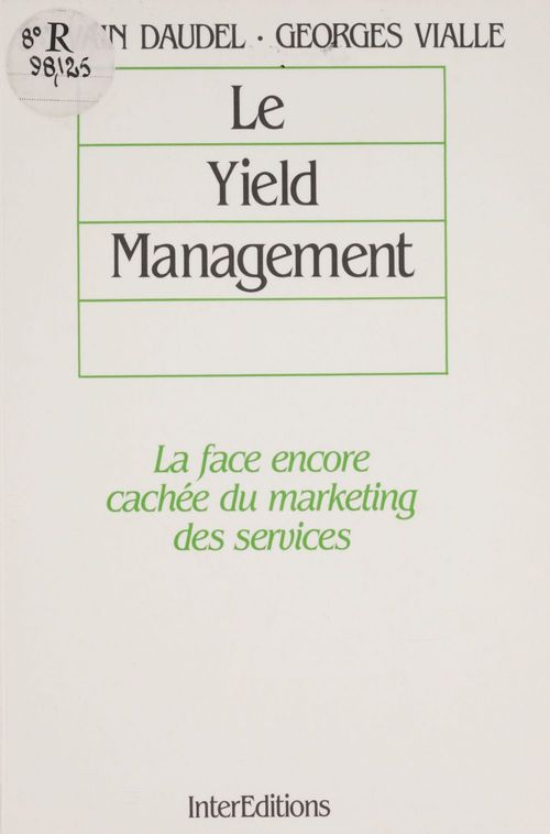 Couverture ebook de Le Yield management, de Daudel