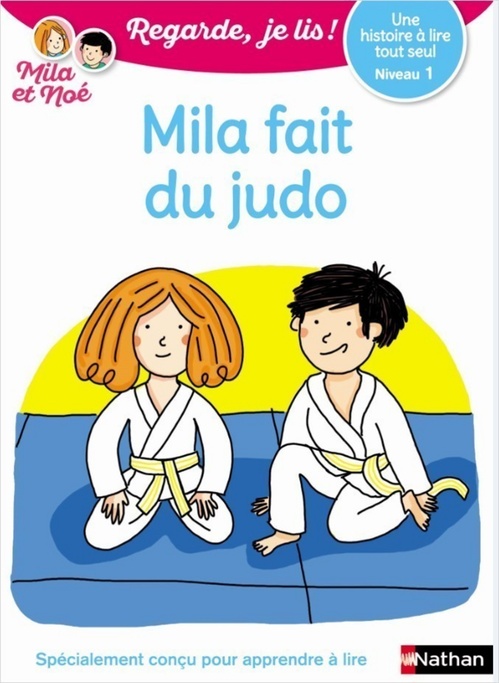 ebook cover of Une histoire à lire tout seul : Mila fait du judo - Niveau 1, by Eric Battut, Olivia Cosneau