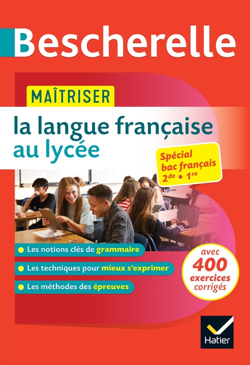 ebook cover of Bescherelle - Maîtriser la langue française au lycée (2de, 1re), by Sandrine Girard, Olivier Chartrain, Nicolas Laurent, Bénédicte Delignon