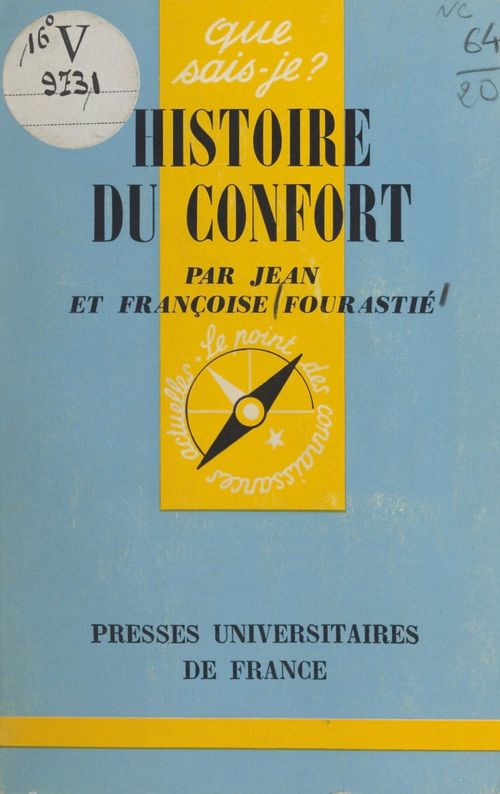 ebook cover of Histoire du confort, by Jean Fourastié, Francoise Fourastie