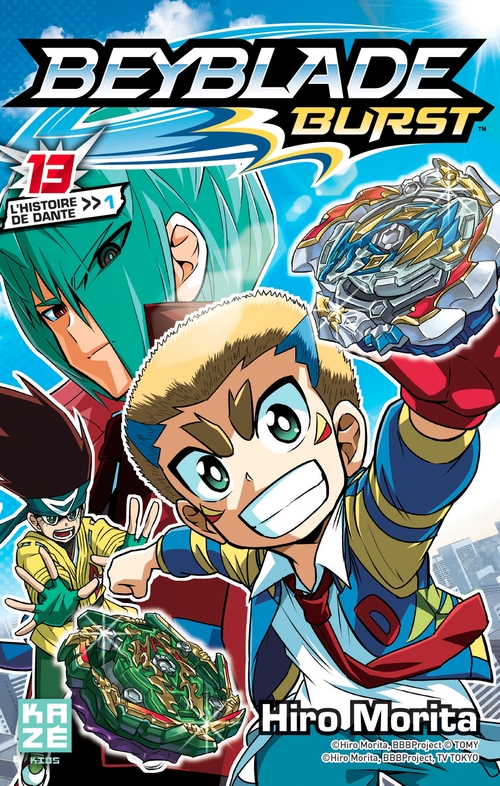 Couverture ebook de Beyblade Burst T13, de Hiro Morita