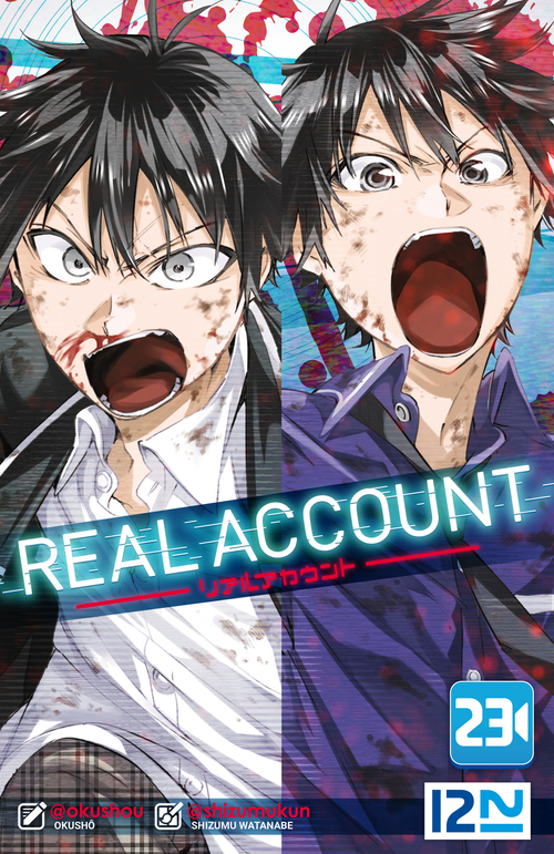 Couverture ebook de Real Account - Tome 23, de Okushou, Shizumu Watanabe