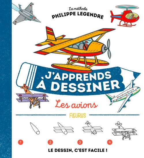 ebook cover of J'apprends à dessiner les avions, by Philippe Legendre