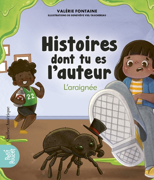 ebook cover of Histoires dont tu es l'auteur - L'araignée, by Valérie Fontaine