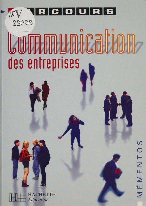 Couverture ebook de Communication des entreprises, de Collectif
