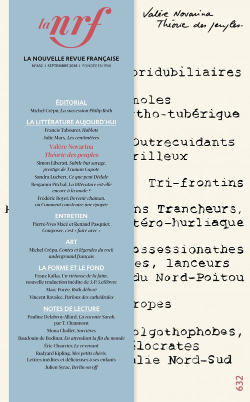 ebook cover of La Nouvelle Revue Française N° 632, by La Nouvelle Revue Francaise