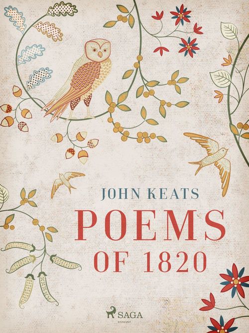 Couverture ebook de Poems of 1820, de John Keats