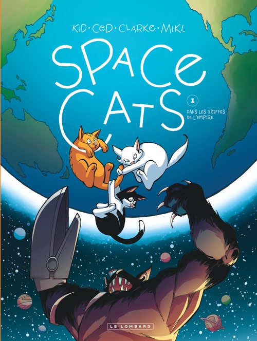 Couverture ebook de Space Cats  - Tome 1 - Dans les griffes de l'Empire, de Kid Toussaint, ced