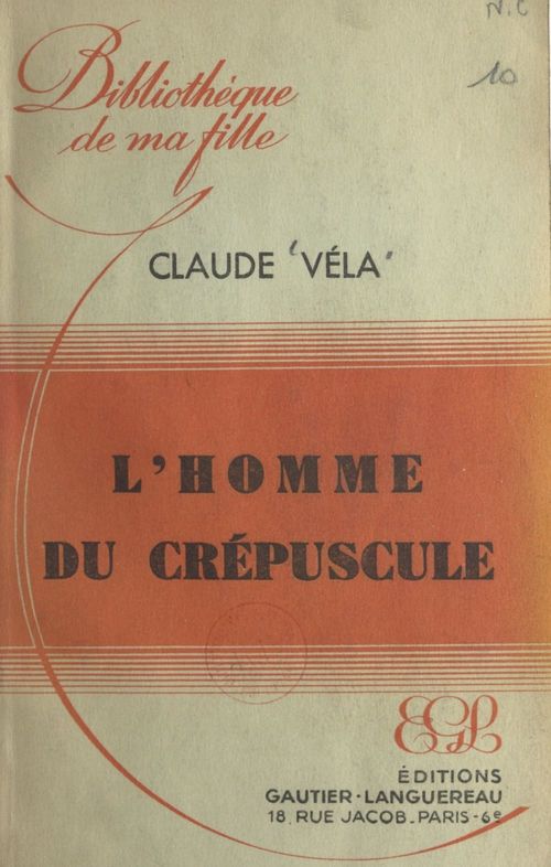 Couverture ebook de L'homme du crépuscule, de Claude Vela