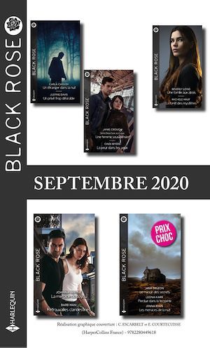 Couverture ebook de Pack Mensuel Black Rose : 11 romans (Septembre 2020), de Collectif