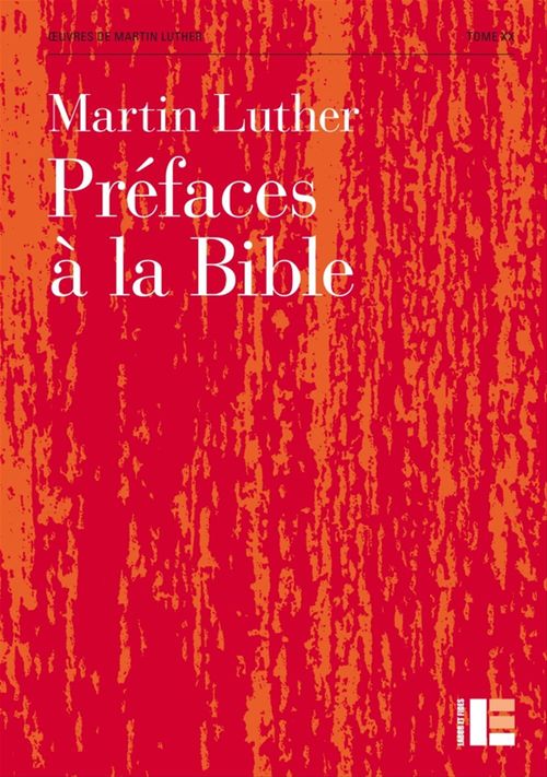 ebook cover of Préfaces à la Bible, by Martin Luther