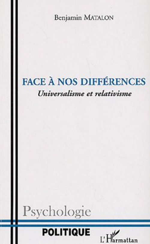 ebook cover of Face à nos différences, by Matalon Benjamin