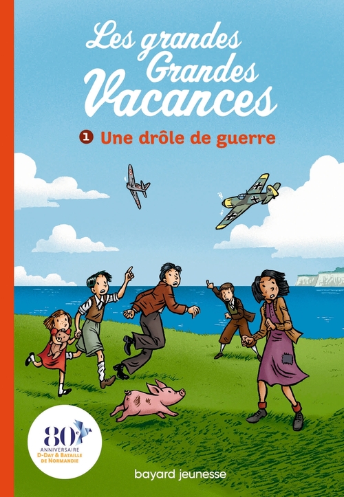 Couverture ebook de Les grandes grandes vacances, Tome 01, de Michel Leydier
