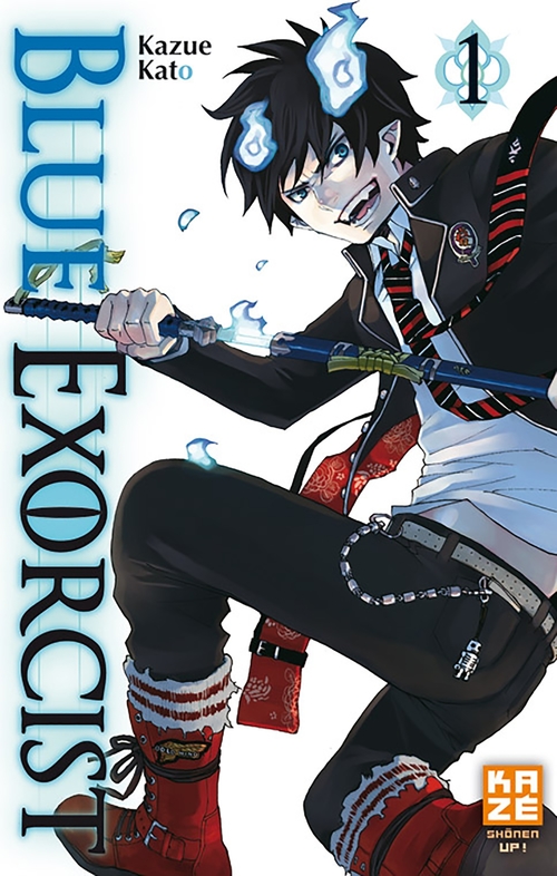 Couverture ebook de Blue Exorcist T01, de Kazue Kato