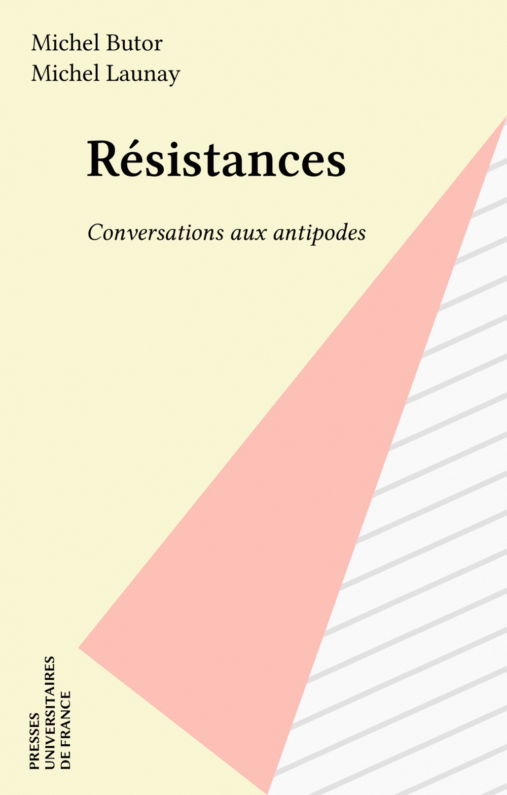 ebook cover of Résistances, by Michel Launay, Michel Butor