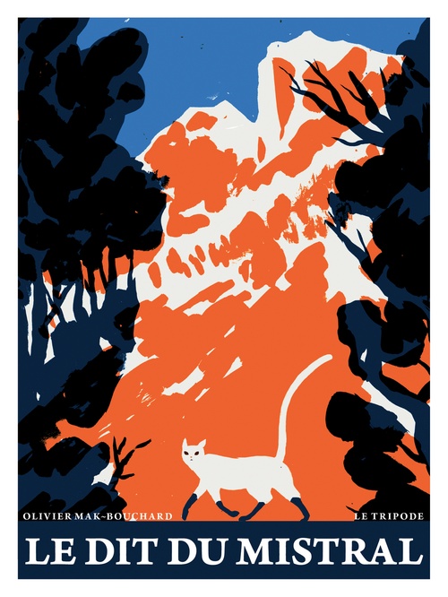 Couverture ebook de Le dit du mistral, de Olivier Mak-Bouchard